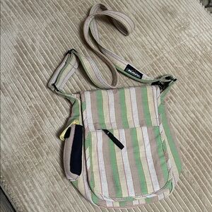 KAVU Cotton Canvas Crossbody Purse Bag Striped